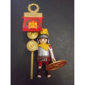 Playmobil Rome Roman Legionnaires' Soldier with Banner, Roman Soldier
